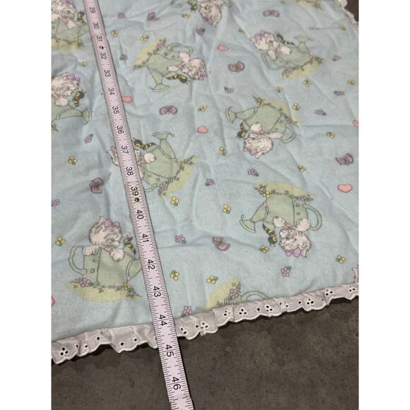 Cute Puppy in the Garden, Vintage, Baby Blanket, Nursery, Decor, ~ 250507-WH 408 - Picture 5 of 6